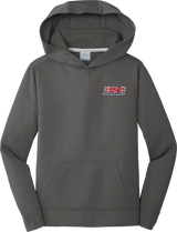 Mass Conn United Youth Performance Fleece Pullover Hooded Sweatshirt