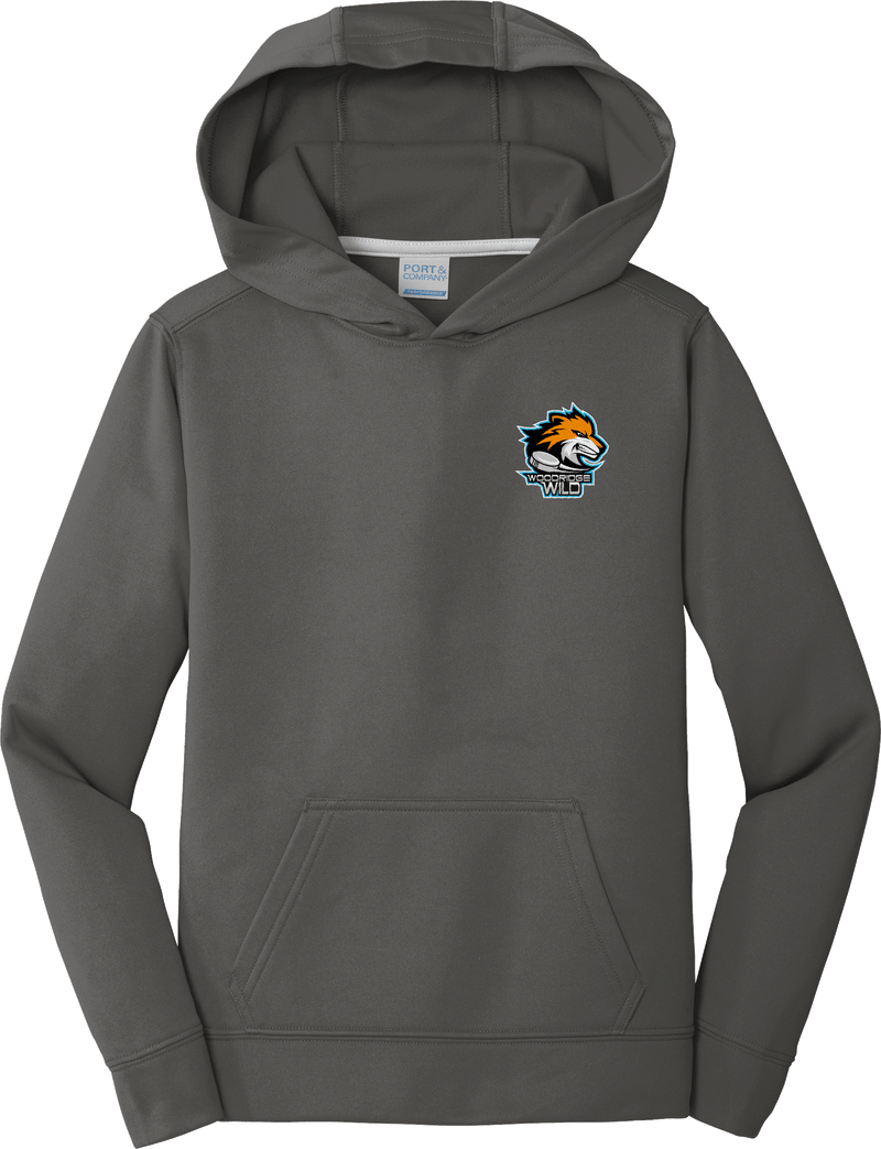 Woodridge Wild Youth Performance Fleece Pullover Hooded Sweatshirt