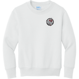 CT Whalers Tier 2 Youth Core Fleece Crewneck Sweatshirt