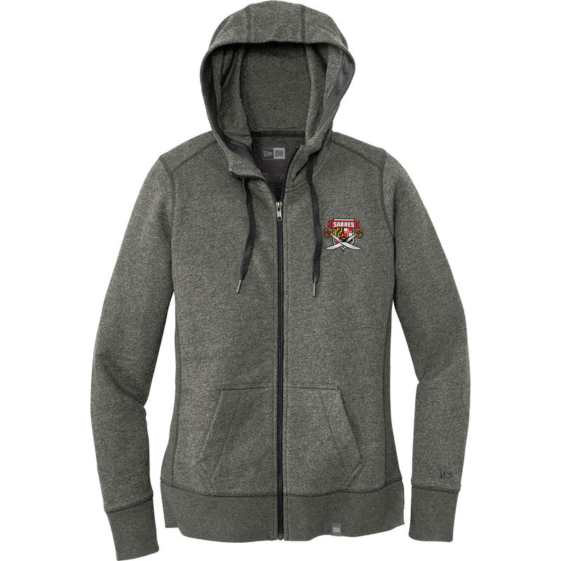 SOMD Sabres New Era Ladies French Terry Full-Zip Hoodie