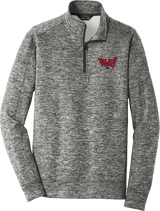 York Devils PosiCharge Electric Heather Fleece 1/4-Zip Pullover