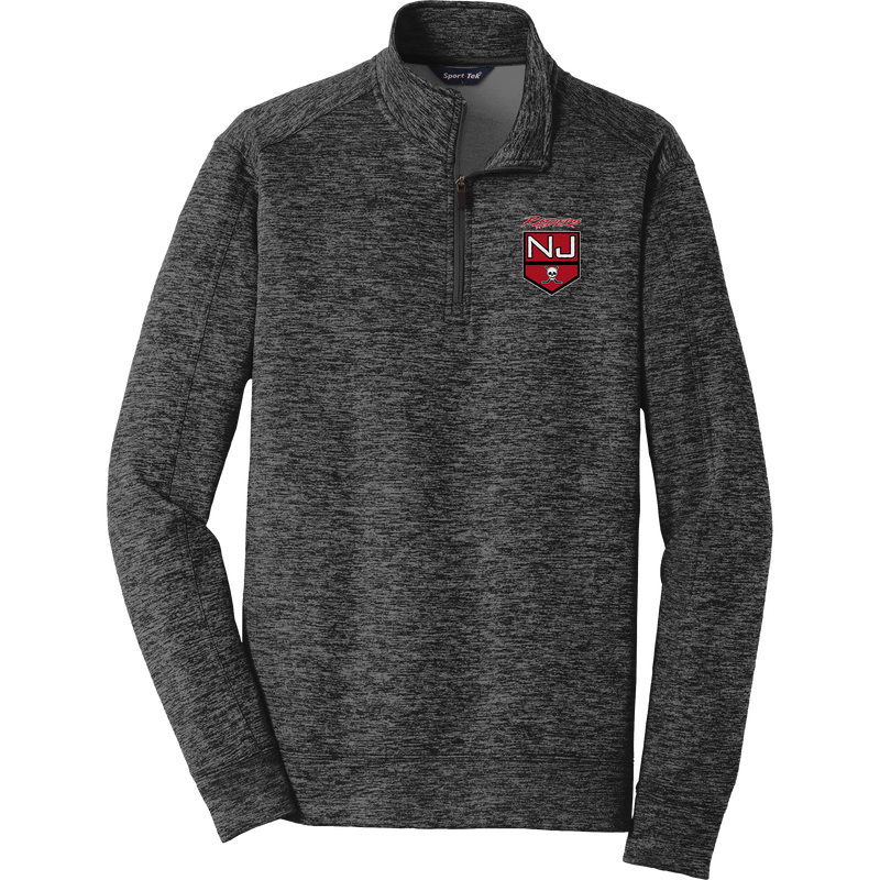 NJ Raiders PosiCharge Electric Heather Fleece 1/4-Zip Pullover