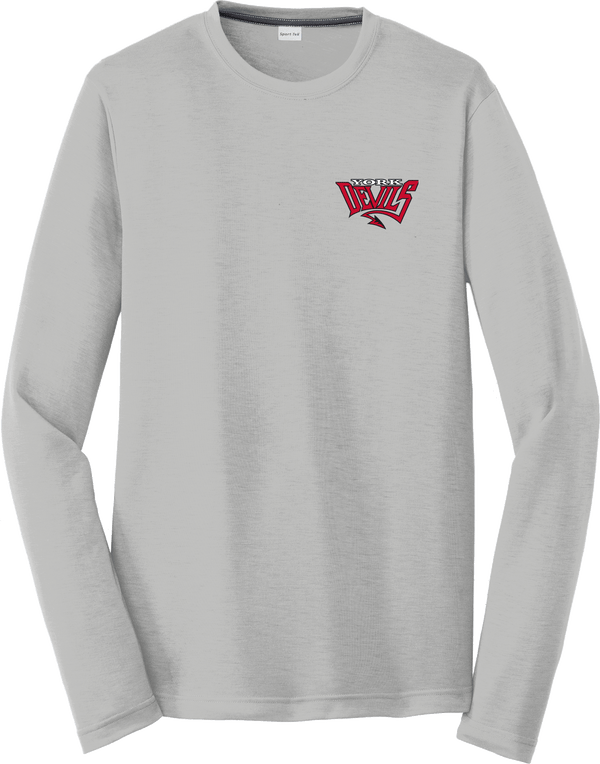 York Devils Long Sleeve PosiCharge Competitor Cotton Touch Tee