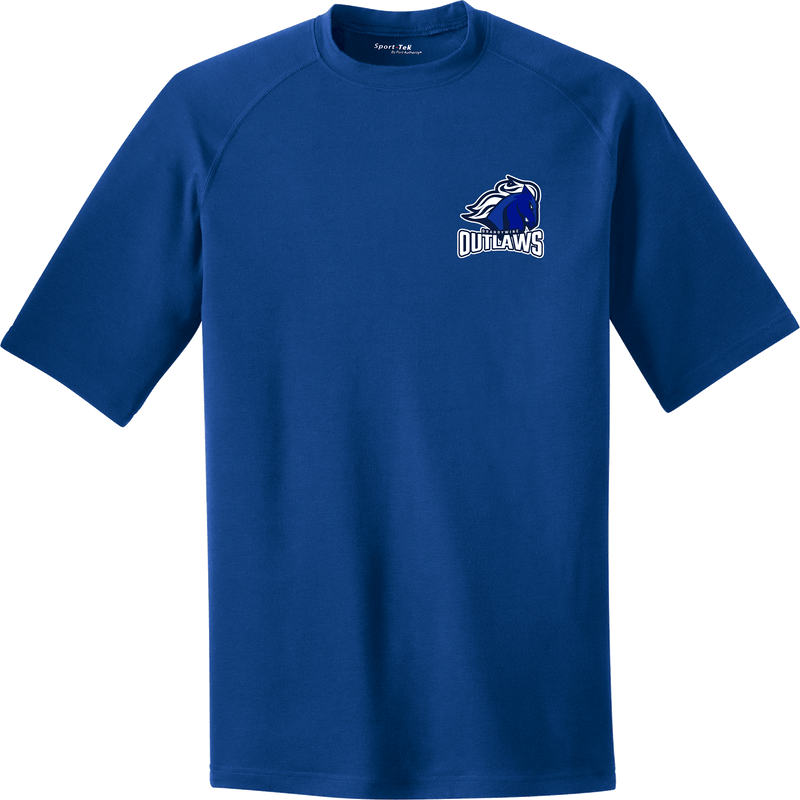 Brandywine Outlaws PosiCharge Tri-Blend Wicking Raglan Tee