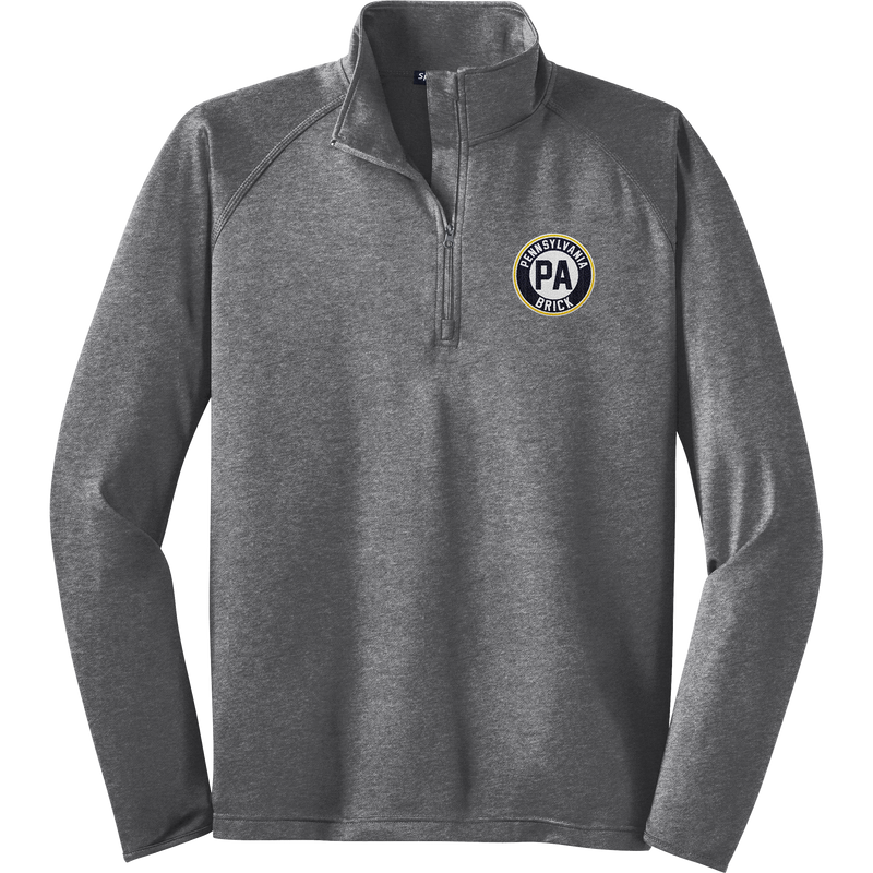 PA Brick Sport-Wick Stretch 1/4-Zip Pullover