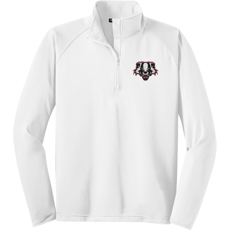 Scary Badgers Sport-Wick Stretch 1/4-Zip Pullover