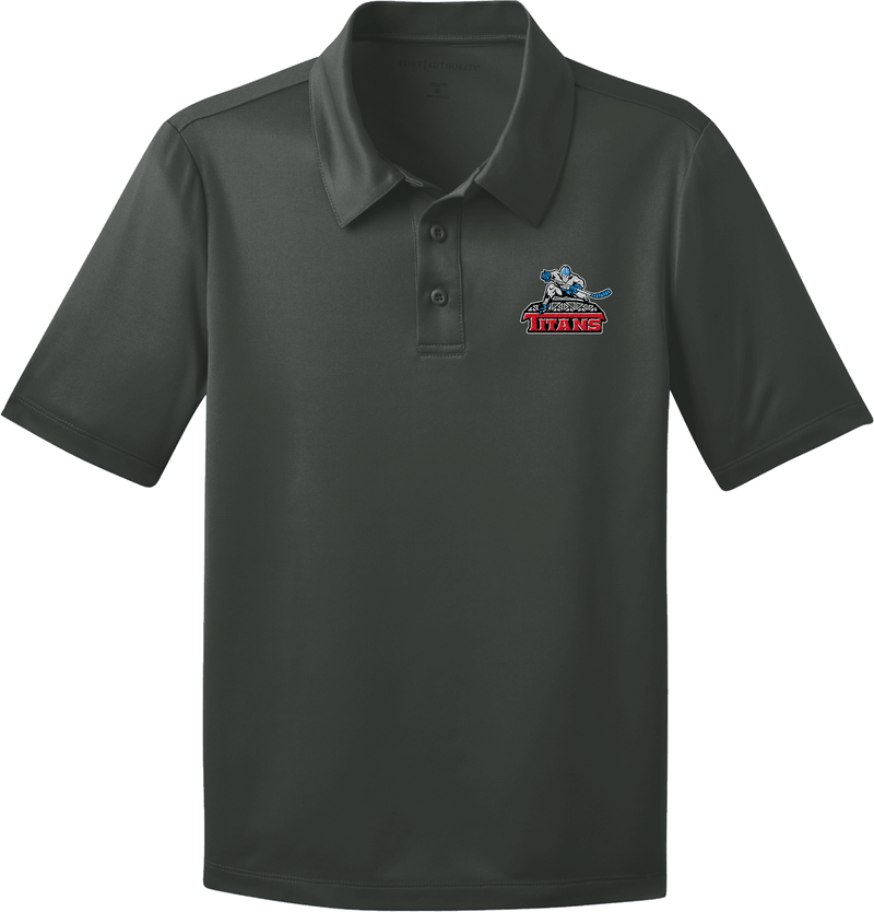 NJ Titans Youth Silk Touch Performance Polo