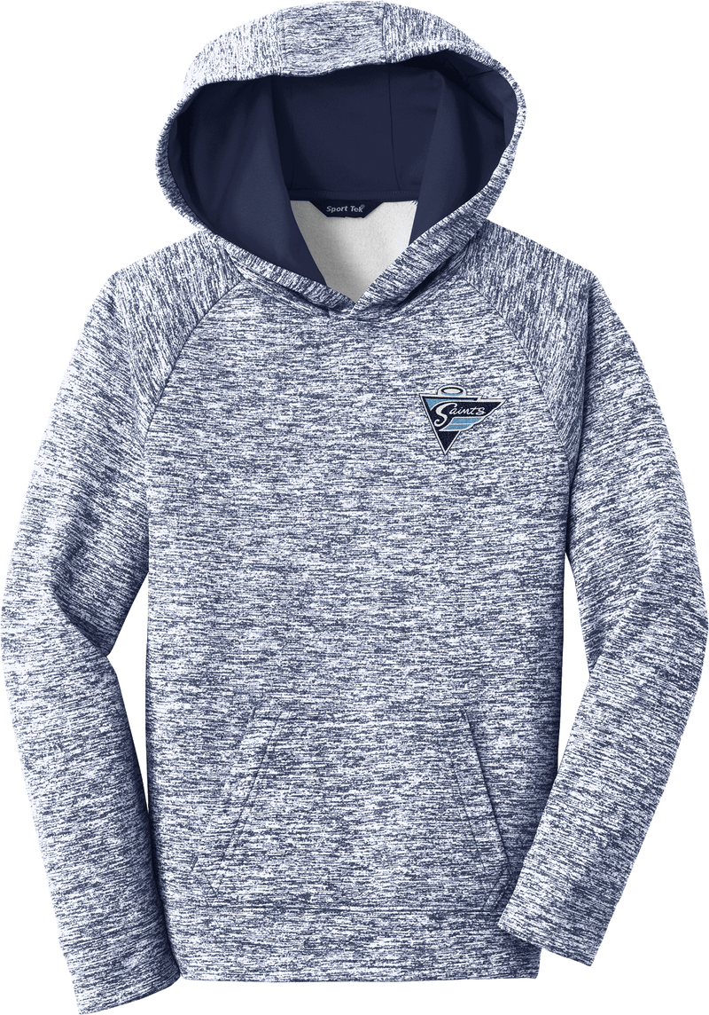 Ramapo Saints Youth PosiCharge Electric Heather Fleece Hooded Pullover