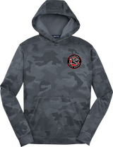 Palmyra Black Knights Youth Sport-Wick CamoHex Fleece Hooded Pullover
