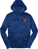 Palmyra Black Knights Youth Sport-Wick CamoHex Fleece Hooded Pullover