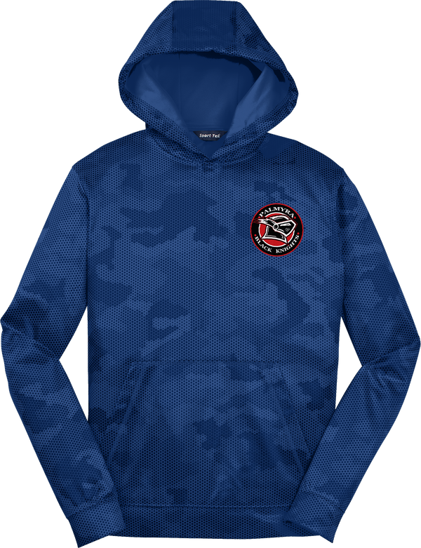 Palmyra Black Knights Youth Sport-Wick CamoHex Fleece Hooded Pullover (E1985-LC)