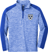 North Jersey Kings Youth PosiCharge  Electric Heather Colorblock 1/4-Zip Pullover