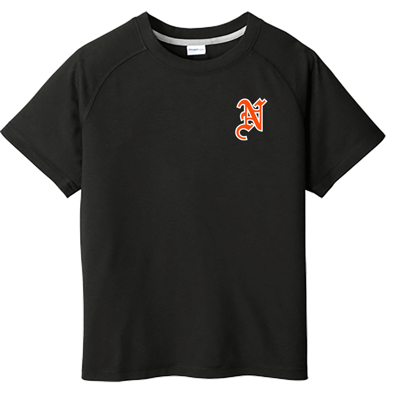 Midd North Hockey Youth PosiCharge Tri-Blend Wicking Raglan Tee