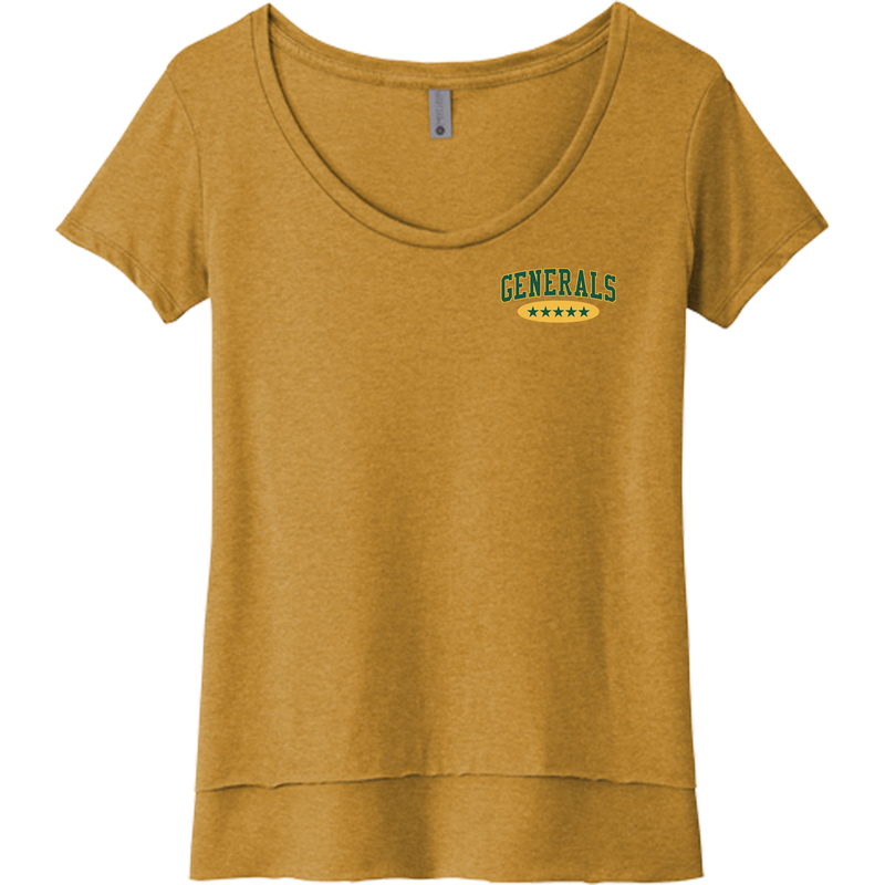 Red Bank Generals Womens Festival Scoop Neck Tee